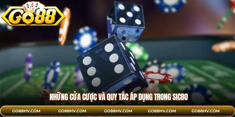 Những cửa cược và quy tắc áp dụng trong sicbo